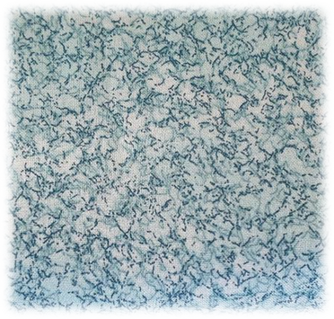 Maske 18 (mit Opt. Kindergröße) - Blau/Mint meliert