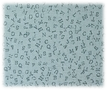 Maske 16 (mit Opt. Kindergröße) - Buchstaben petrol-blau