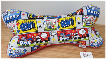 3D MEGAkuscheln - HeroPuppy, Fleece/rot